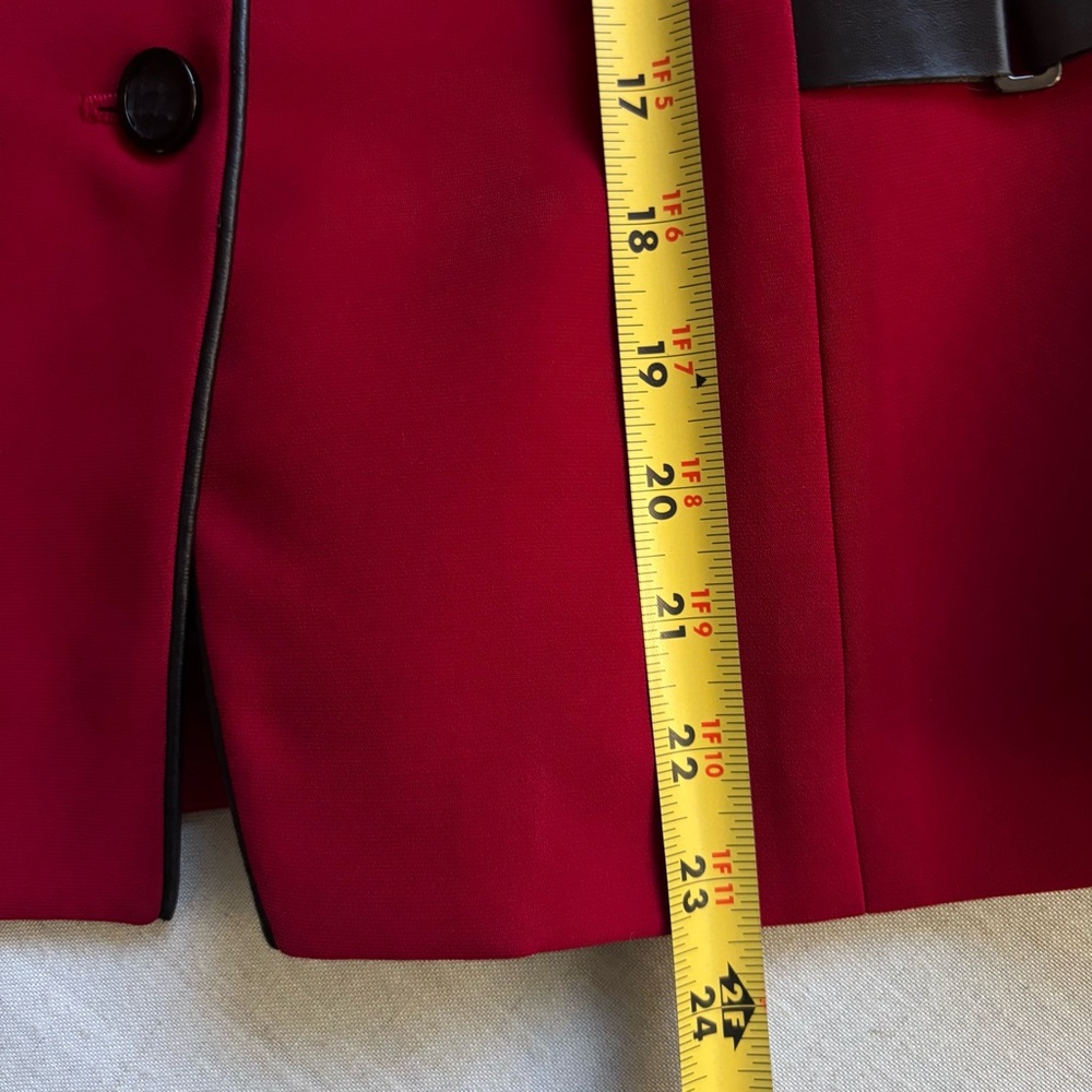 Kasper Rich Red Blazer & Skirt Suit Set Women’s Size 4 | Career Officewear - Picture 11 of 15